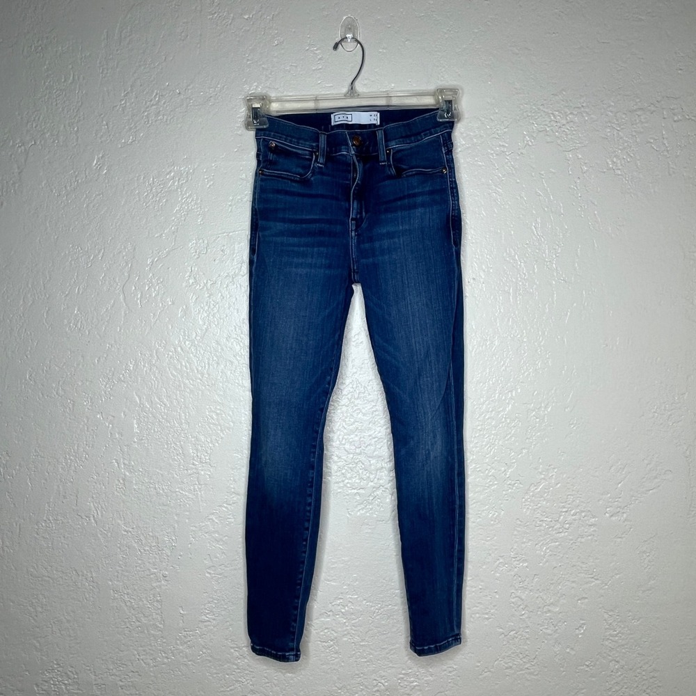 AYR The Chiller High Rise Skinny Jeans Sunrise Blue‎ Wash W27 L26 Made in LA